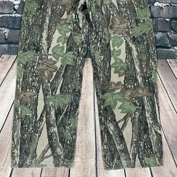 Vintage Ocoee RealTree Mossy Oak Camo Pants Front Cargo Pockets 80s USA 34x28.5” - Picture 11 of 12